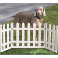 Picket Fence Wood Pet Gate Pet White